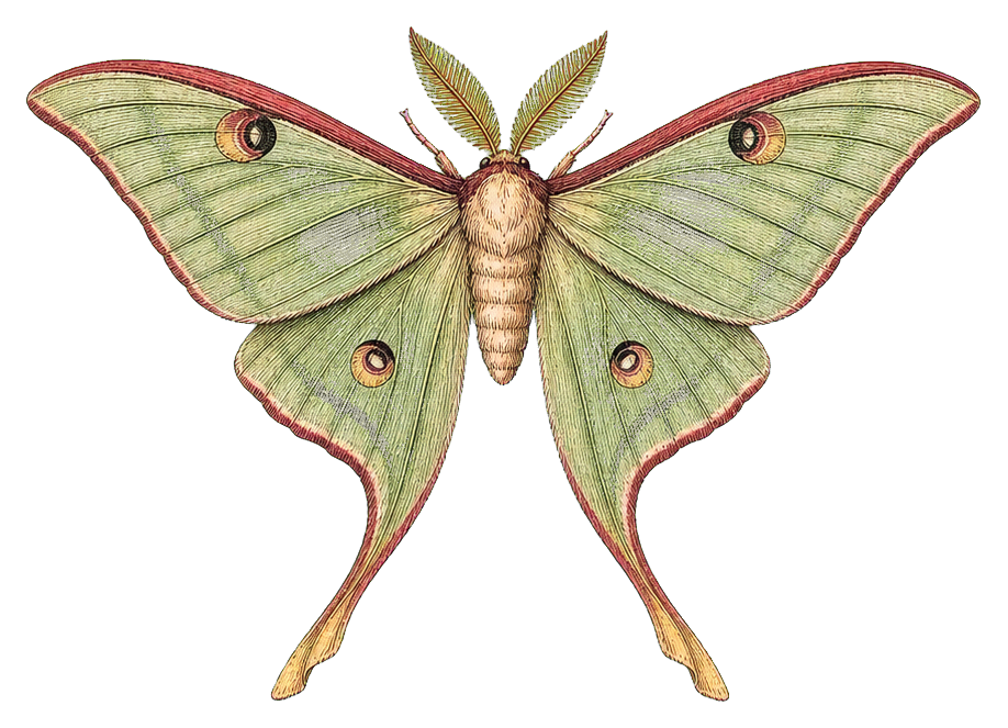 Preview for Comet Moth Sticker For Vintage Designs