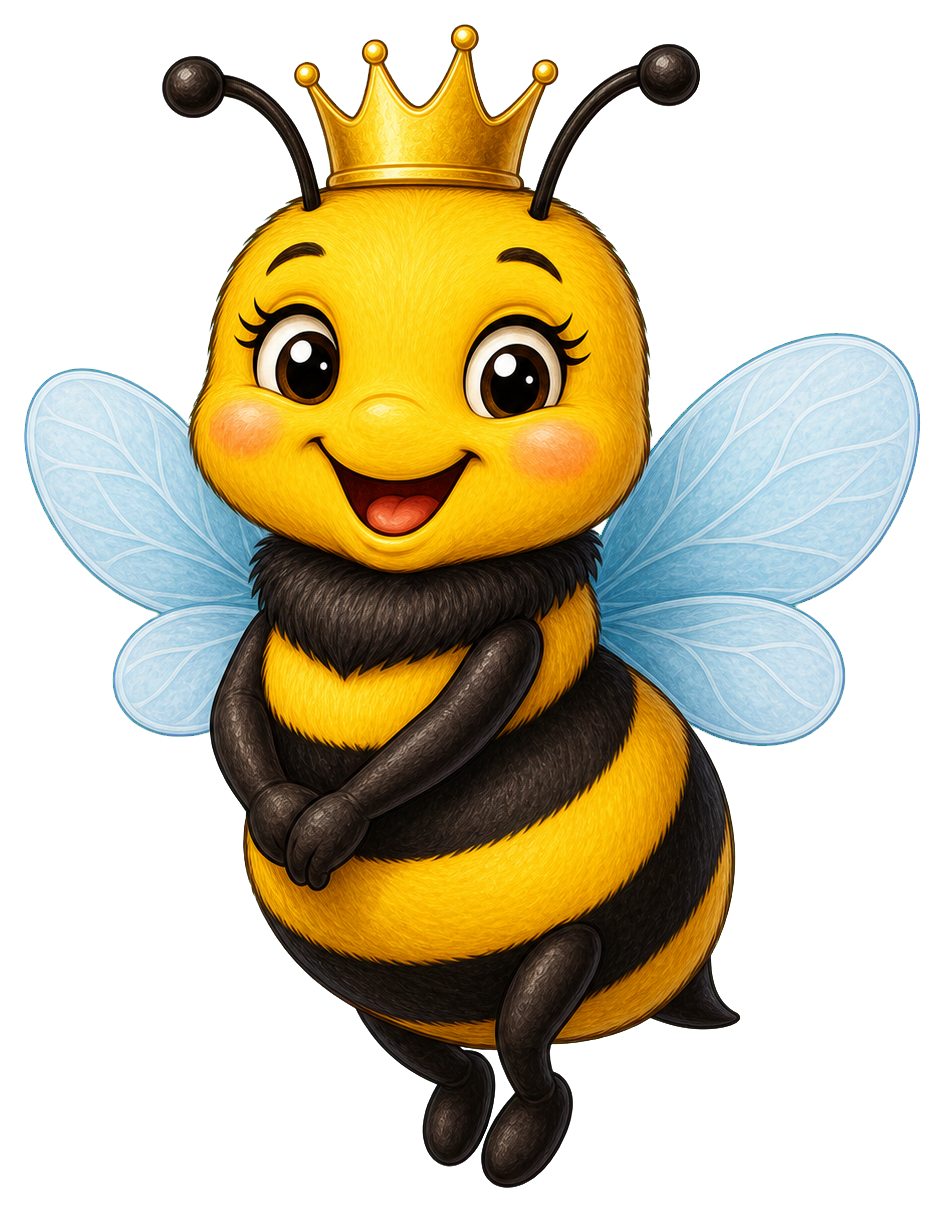 Preview for Bee Sticker Graphic For Pizap Designs