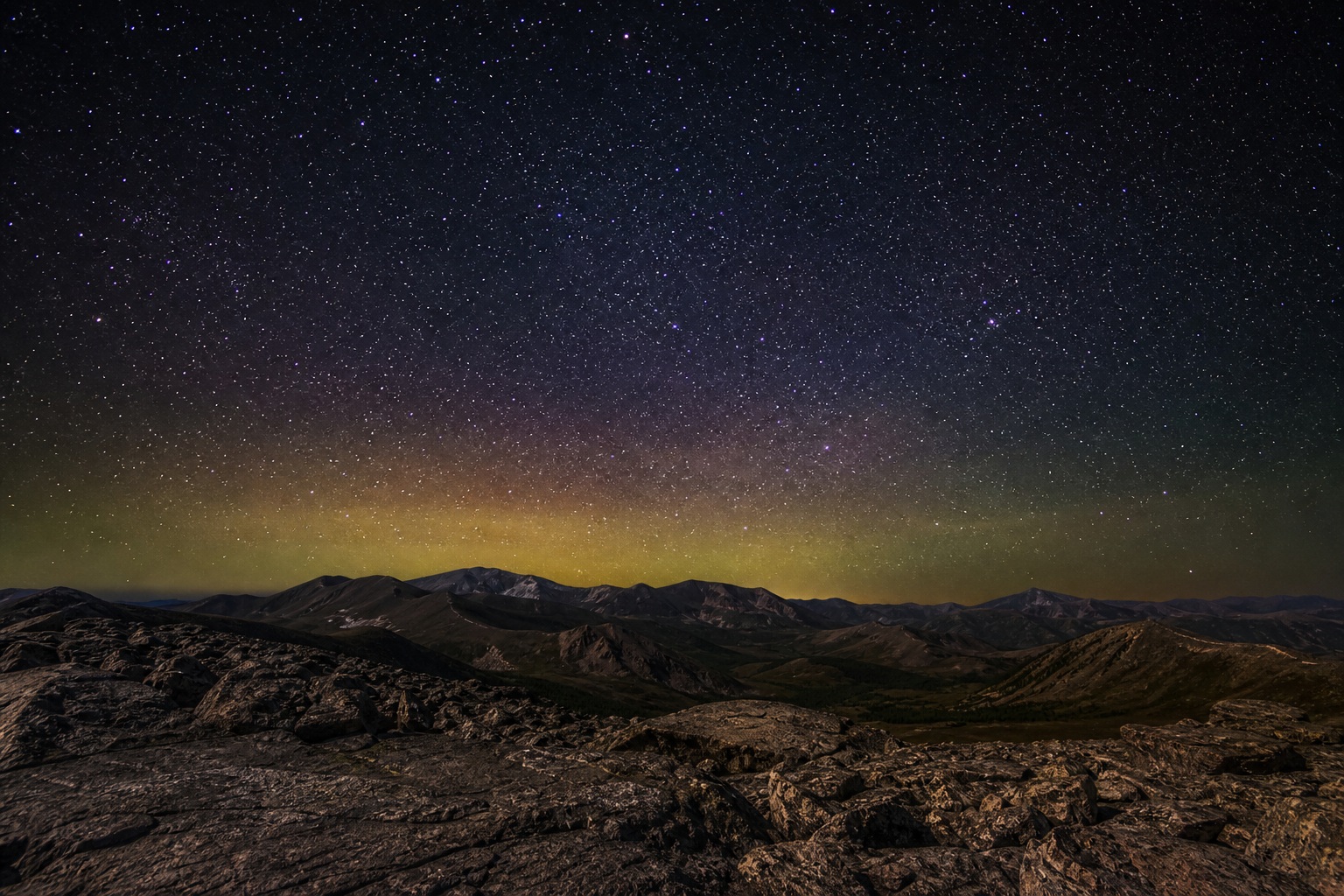 Preview for Starry Night Sky Stock Background