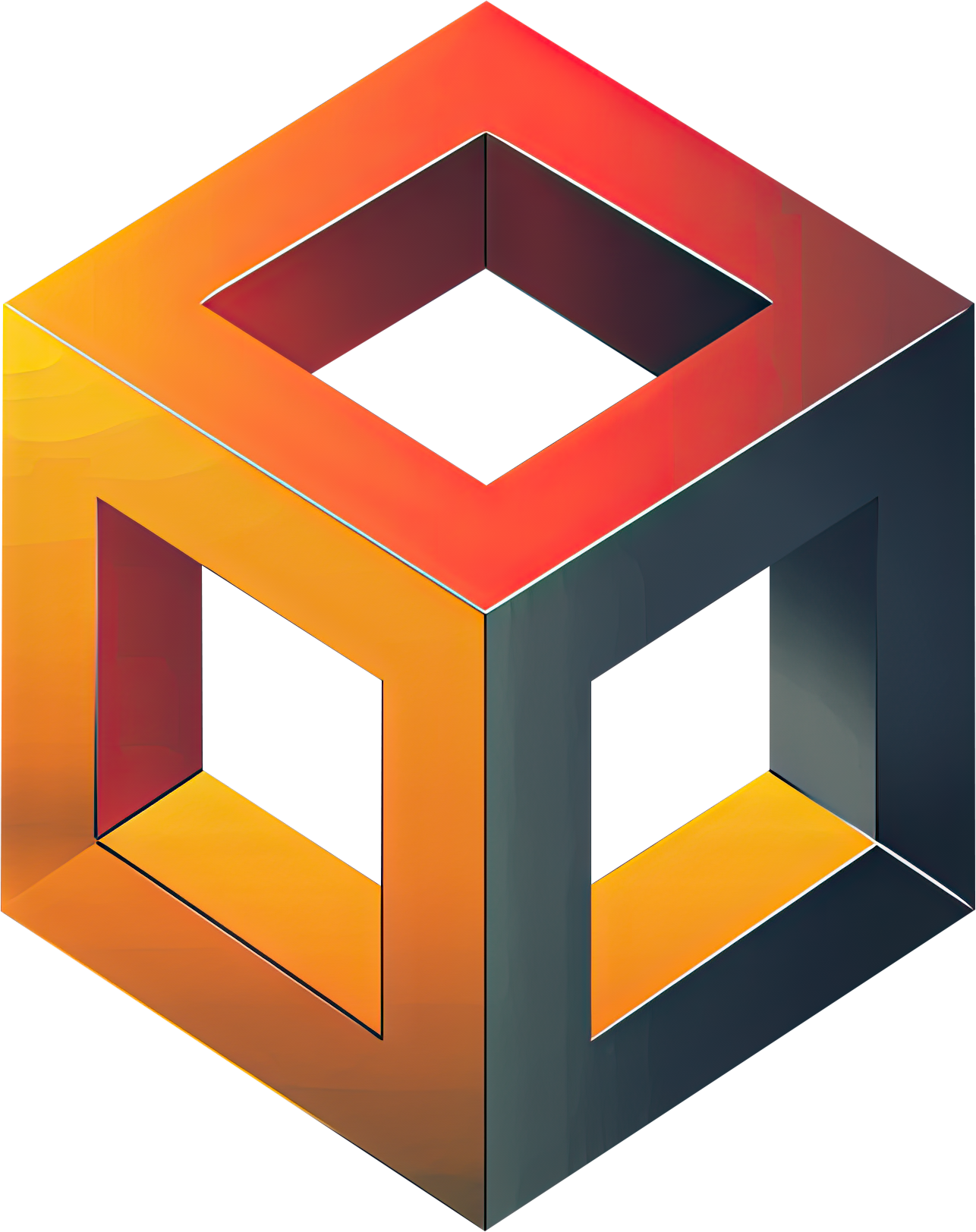Preview for Modern-3d-cube-design-logo-geometric-sticker-bda6f