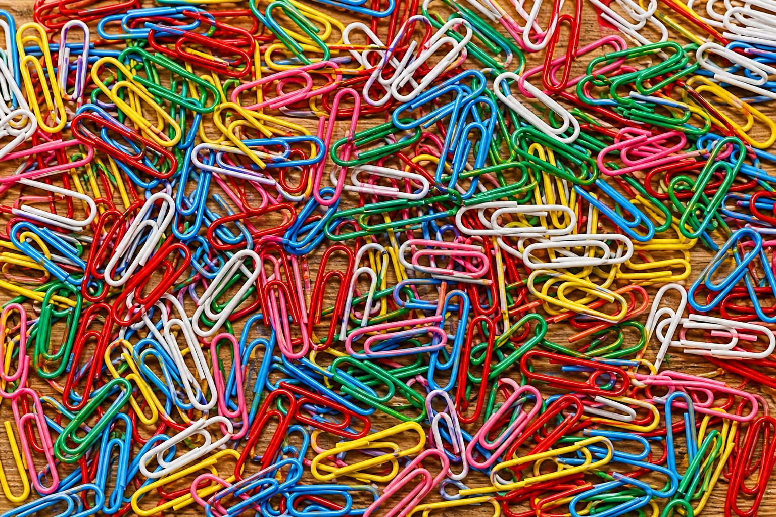 Preview for Colorful Paperclip Pile Texture Background