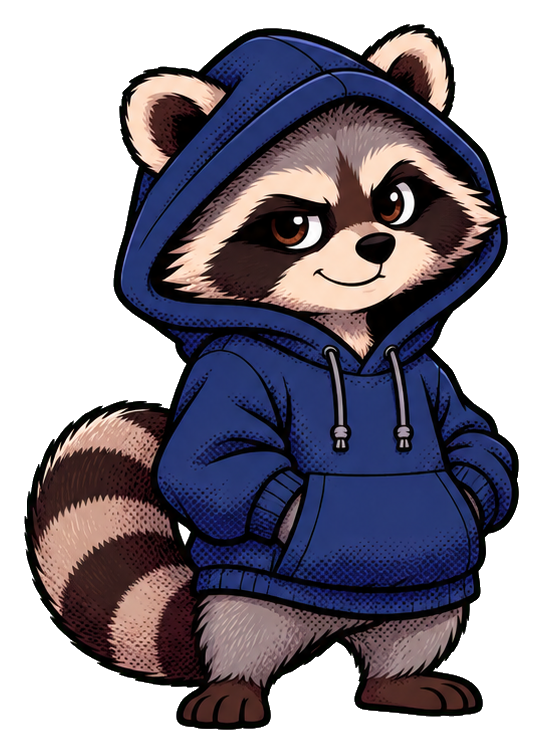 Preview for Hoodie Raccoon
