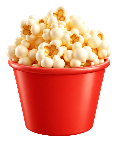 Preview for 3d Picnic Snacks Popcorn Tub