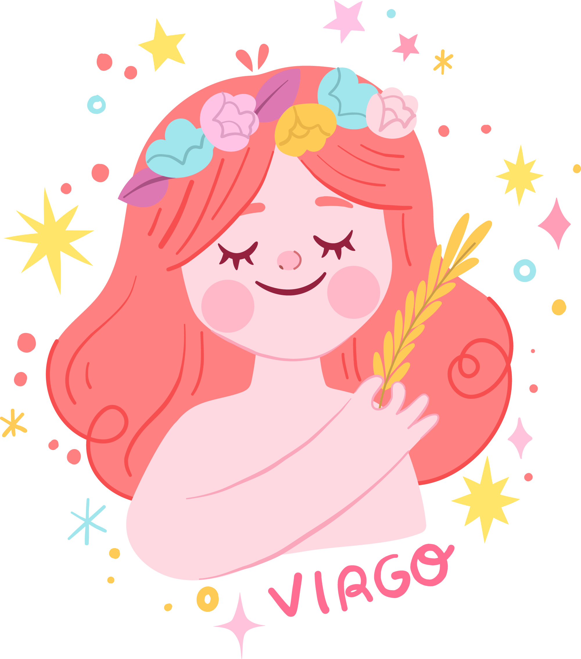Preview for Virgo-zodiac-illustration-sticker-095ca
