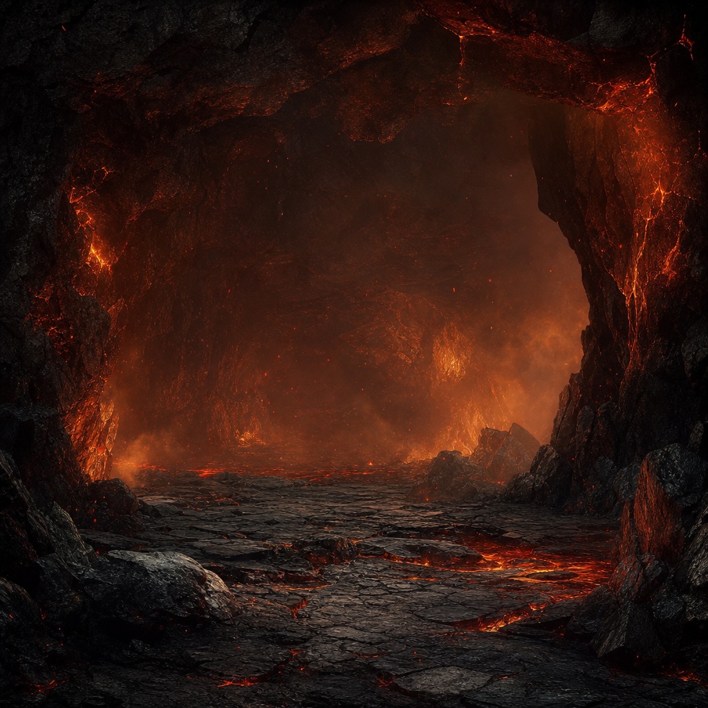 Preview for Dark Fantasy Cavern Stock Background