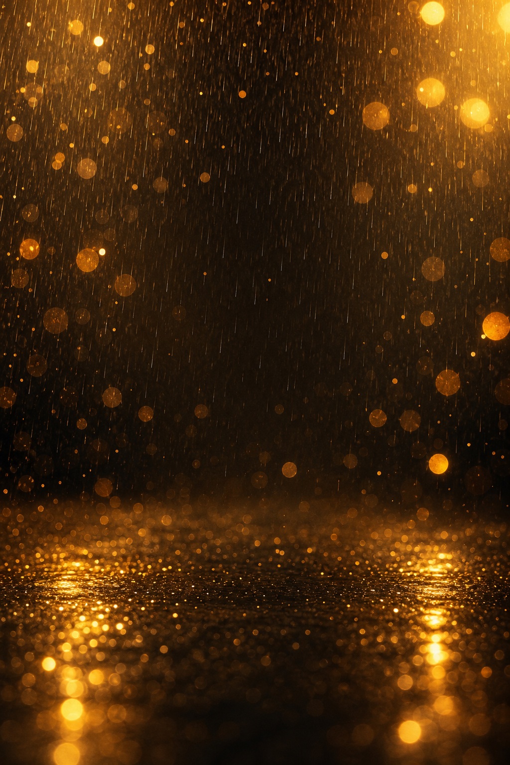 Preview for Golden Bokeh Light Effects Background