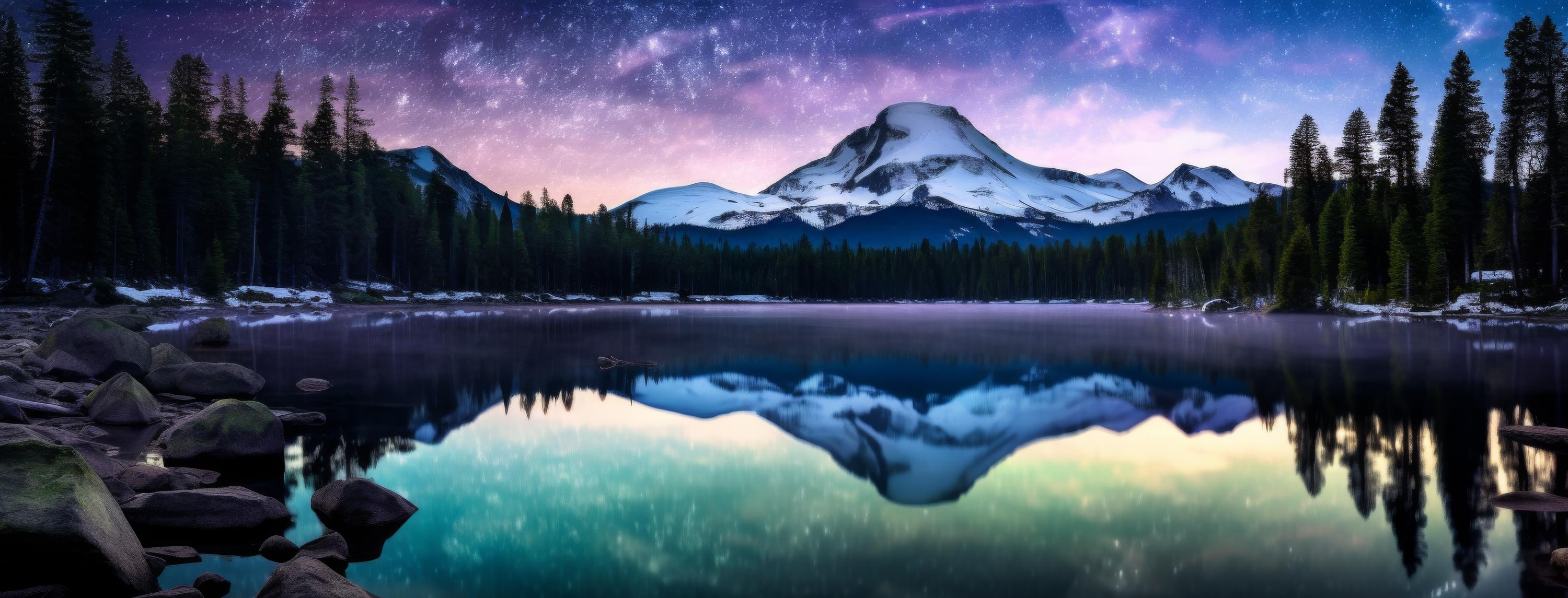 Preview for Serene-mountain-lake-landscape-astrophotography-cover-background-3765c