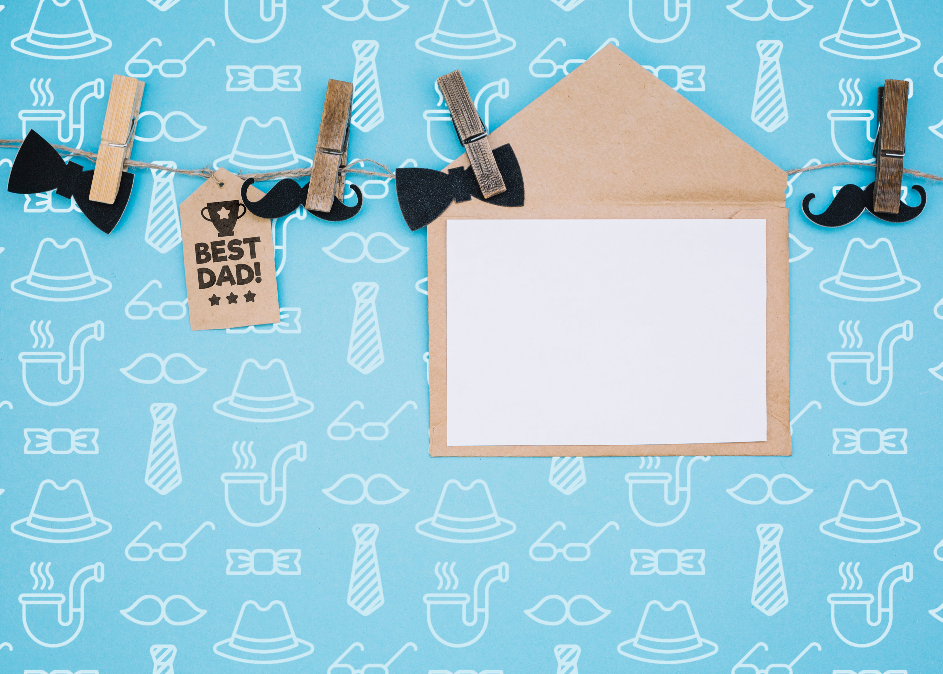 Preview for Fathers-day-card-template-background-af868