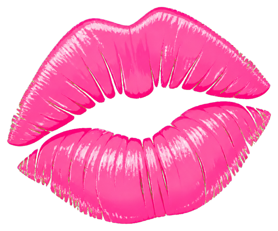 Preview for Pink Lips Kiss Mark Sticker