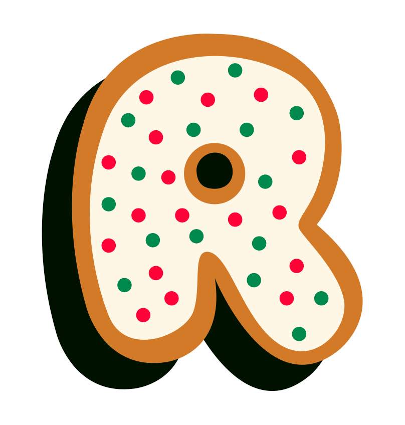 Preview for Donut-shaped-letter-r-cookie-letters-sticker-f51e6