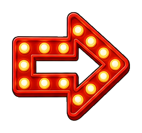 Preview for Marquee Bulb Arrow Sticker