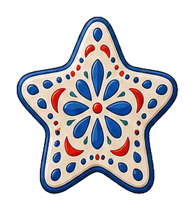 Preview for Ceramic Charm Star Sticker