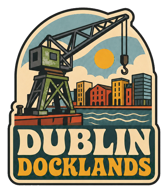 Preview for Docklands Crane Dublin Sticker