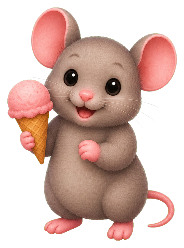 Preview for Mouse Ice Cream Sticker