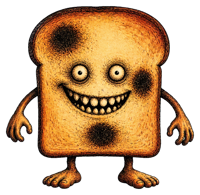 Preview for Toast Troll Sticker Graphic