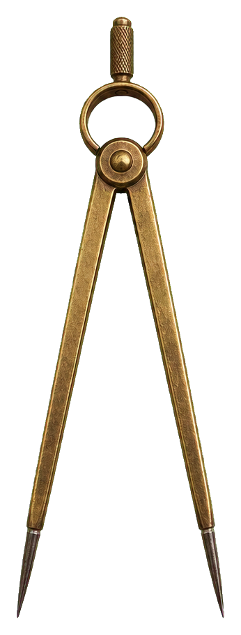 Preview for Brass Compass Divider Sticker