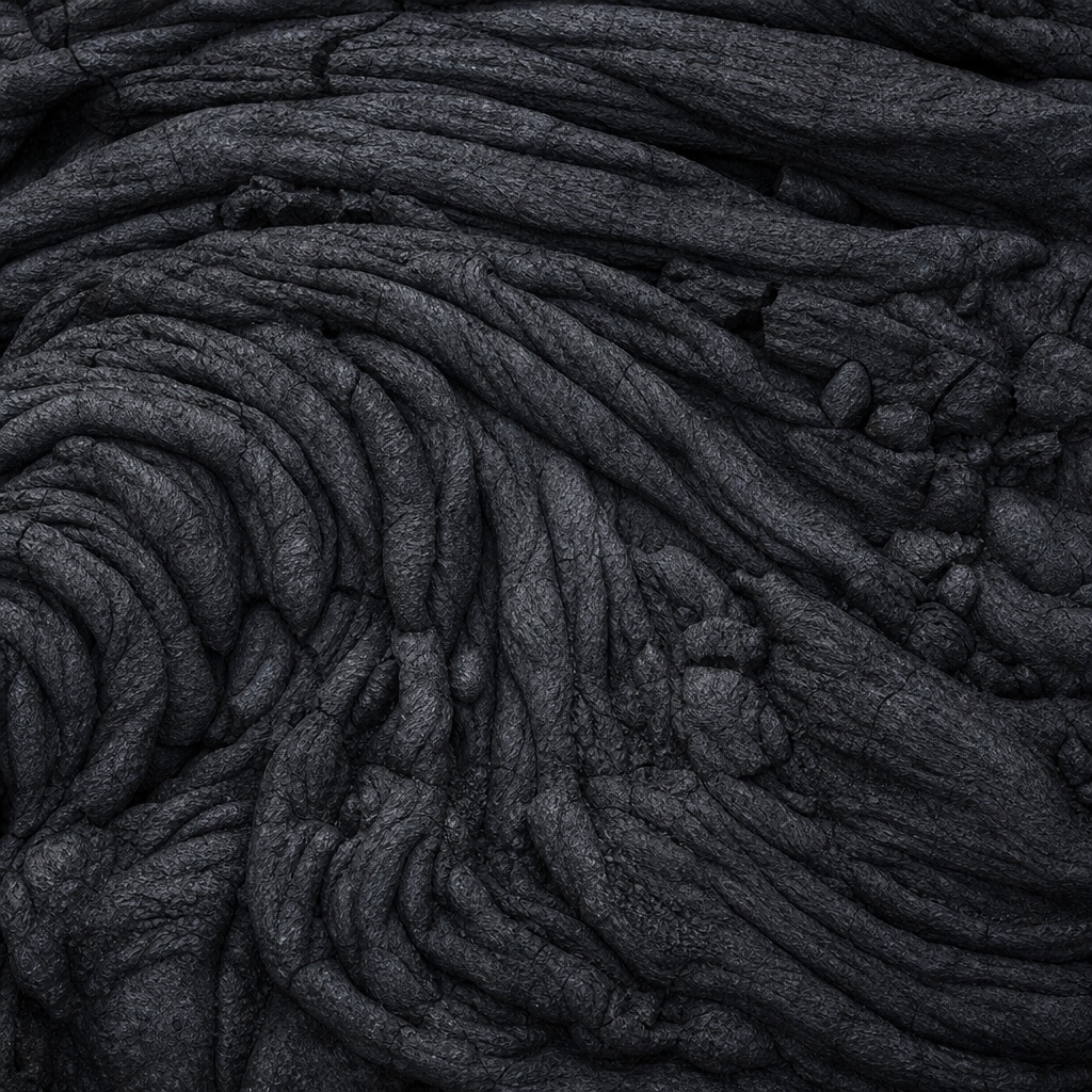 Preview for Black Basalt Lava Texture Background