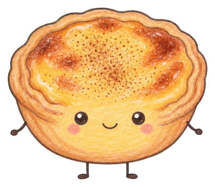 Preview for Portuguese Custard Tart Cinnamon Sticker