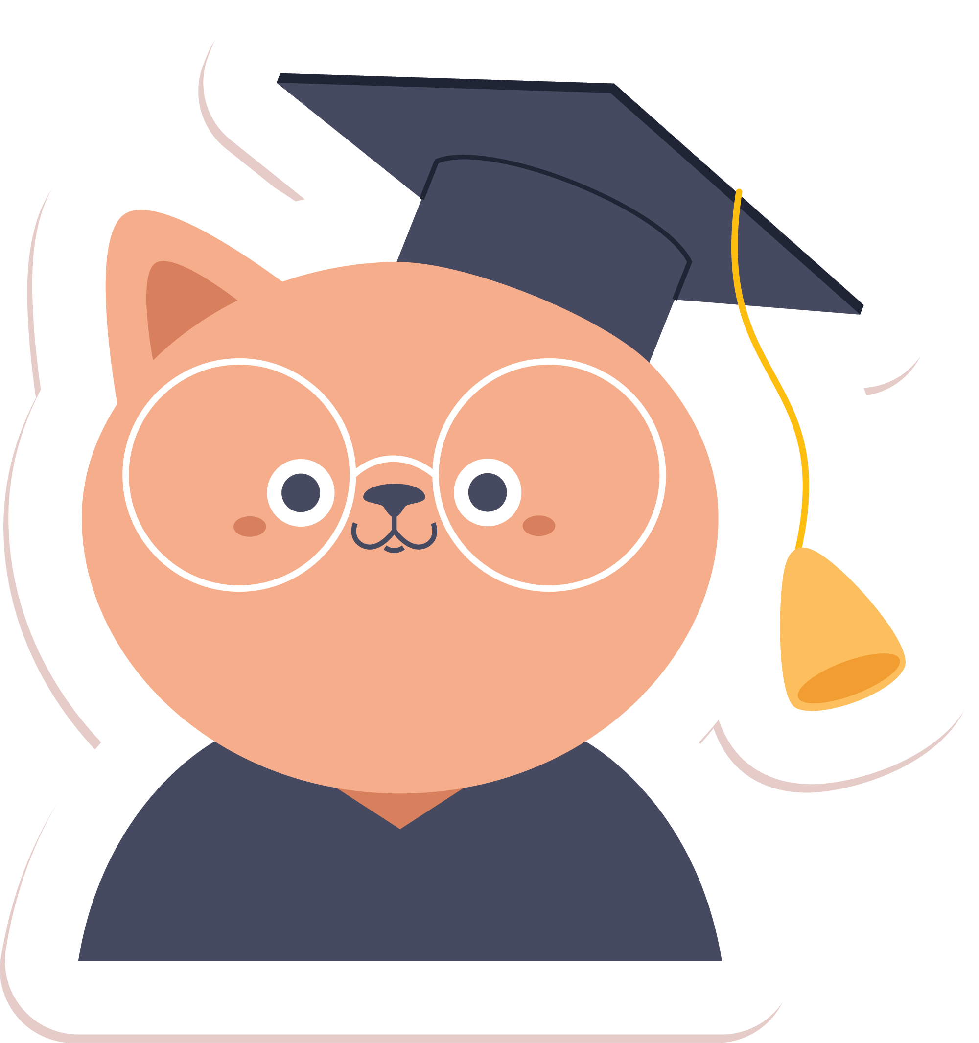 Preview for Graduation-cat-illustration-back-to-sticker-7ead4