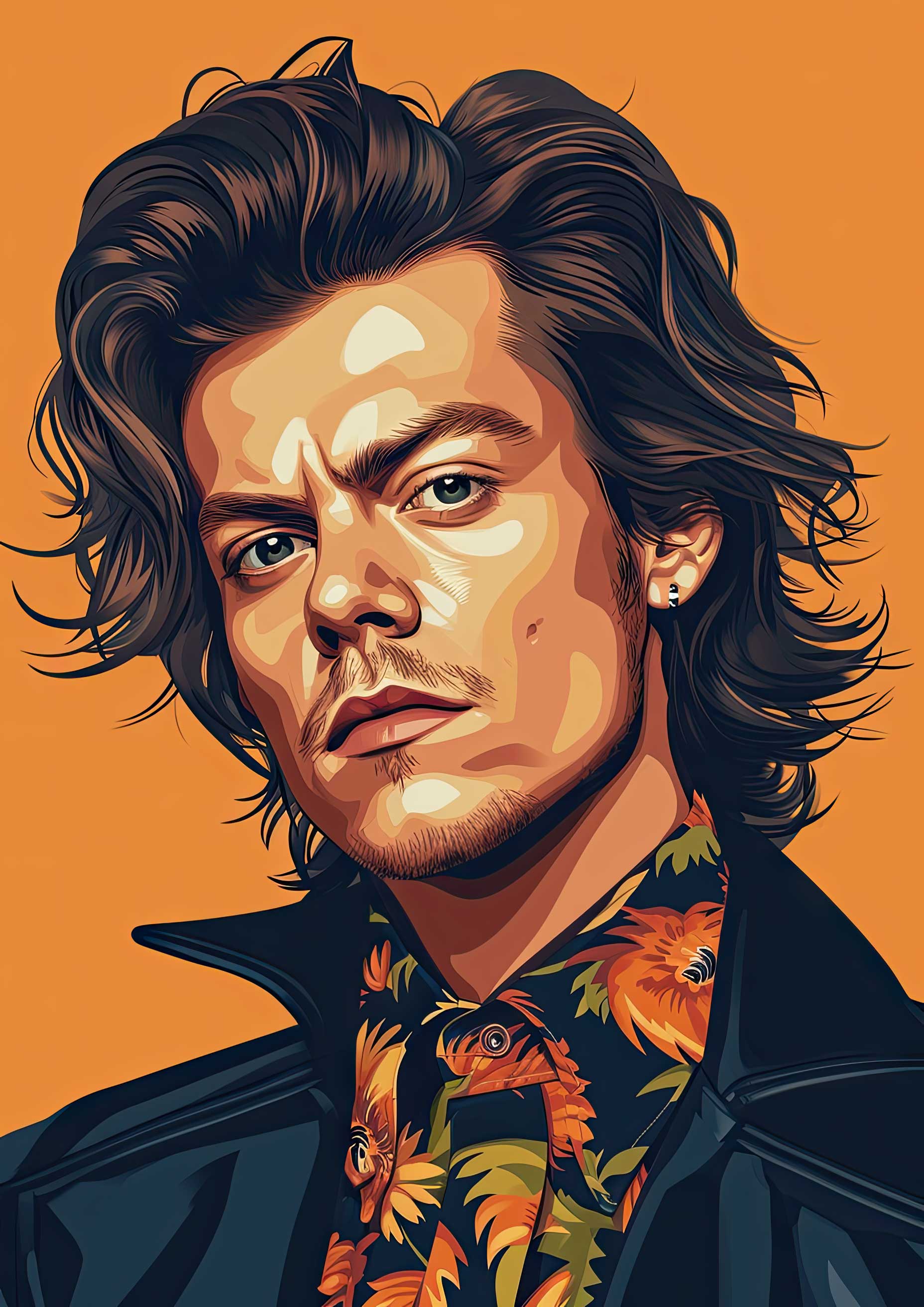 Preview for Stylish-portrait-man-orange-celebrities-background-0cb8b