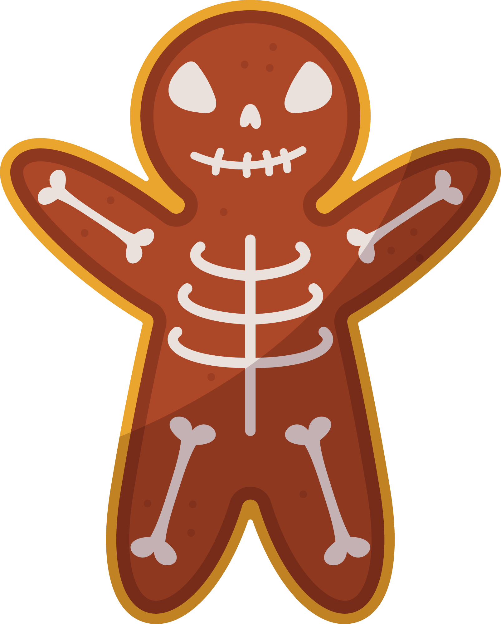 Preview for Spooky-gingerbread-man-halloween-candy-sticker-0745c