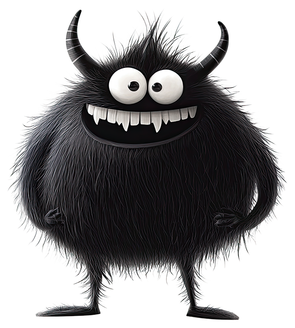 Preview for Cartoon-furry-monster-design-monsters-sticker-b8cb3