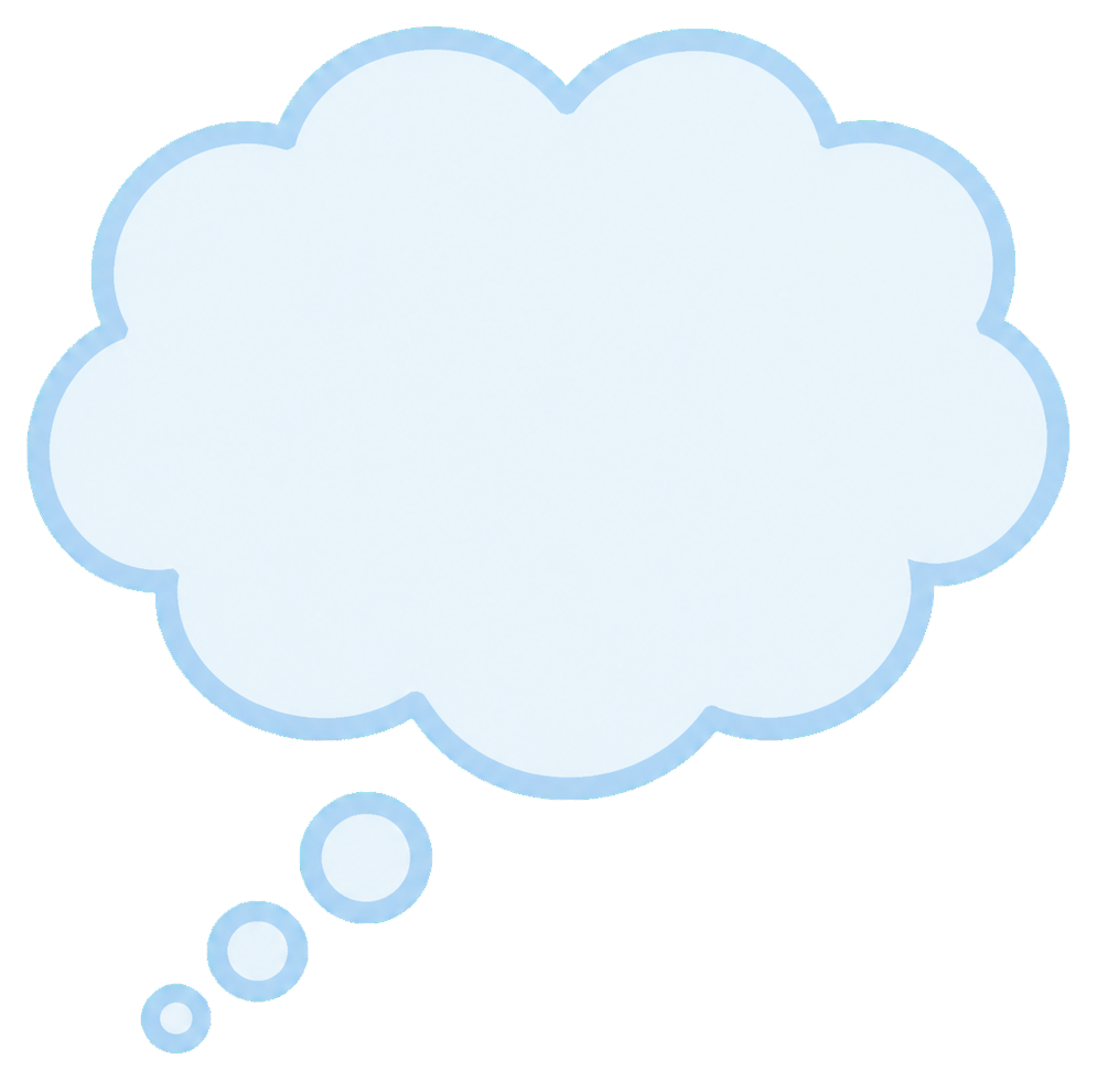 Preview for Cloud Thought Bubble Sticker