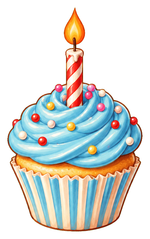 Preview for Birthday Candle Cupcake