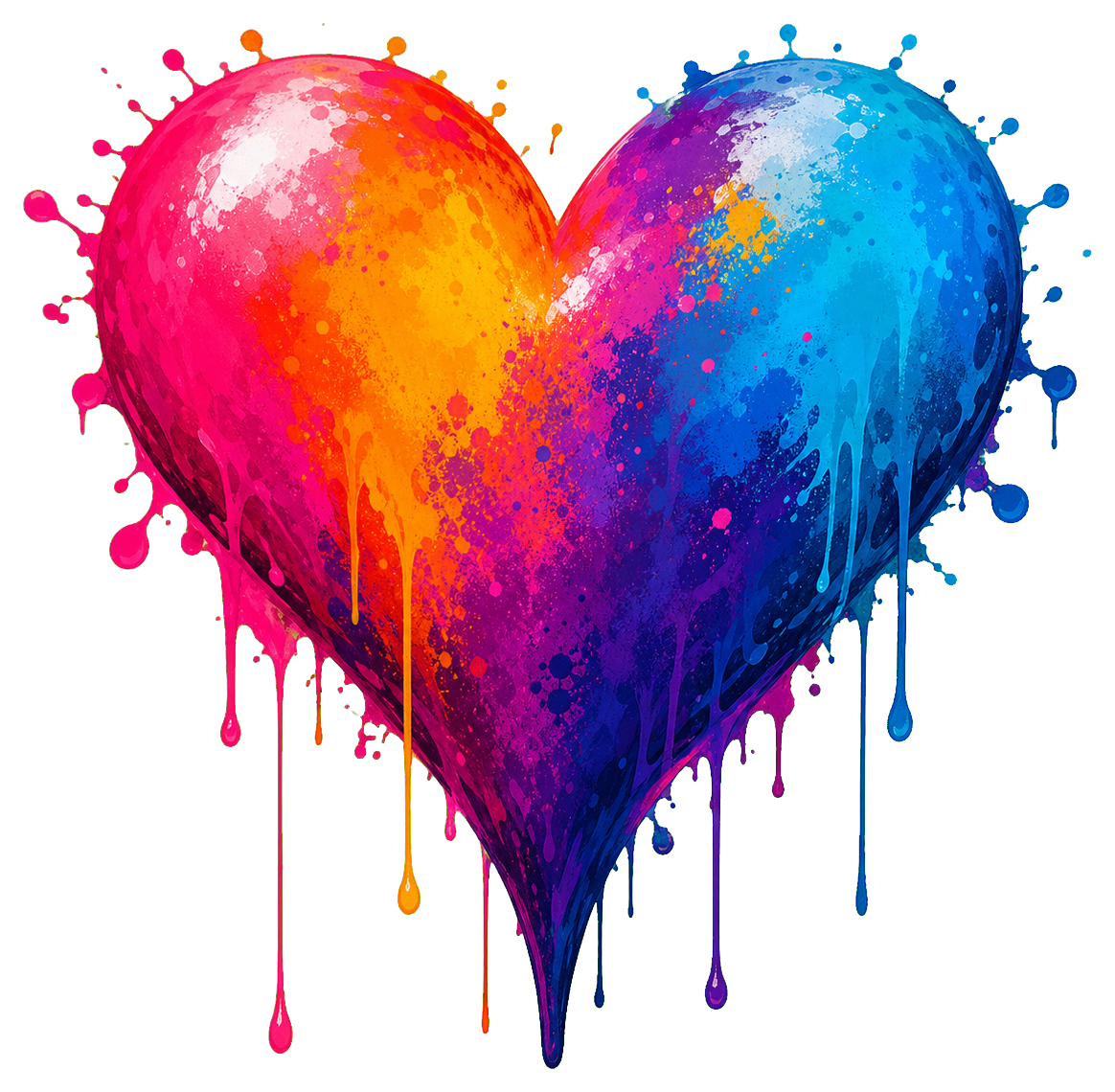 Preview for Dripping Heart Sticker For Urban Designs