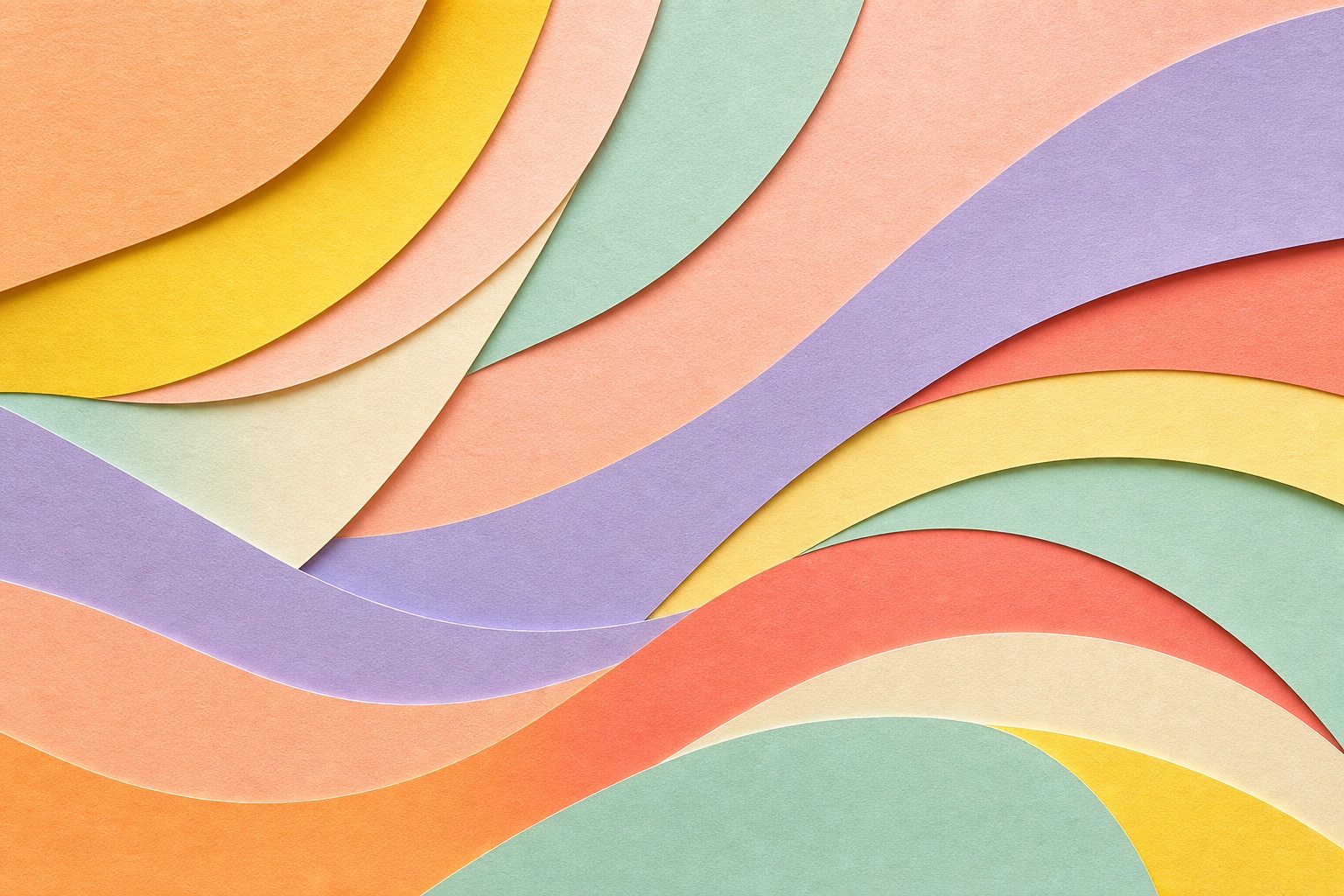 Preview for Pastel Citrus Paper Arc Background