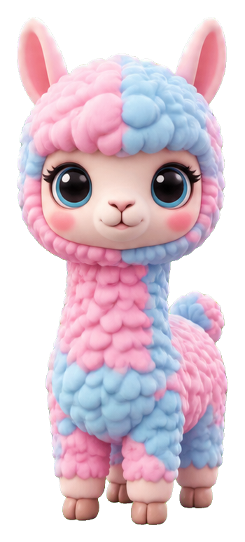 Preview for Cotton Candy Alpaca Sticker