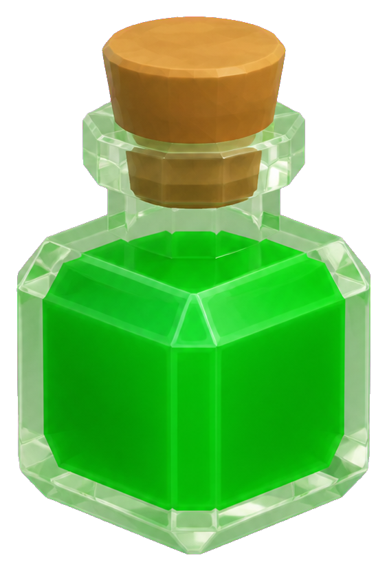 Preview for Green Potion Bottle Sticker