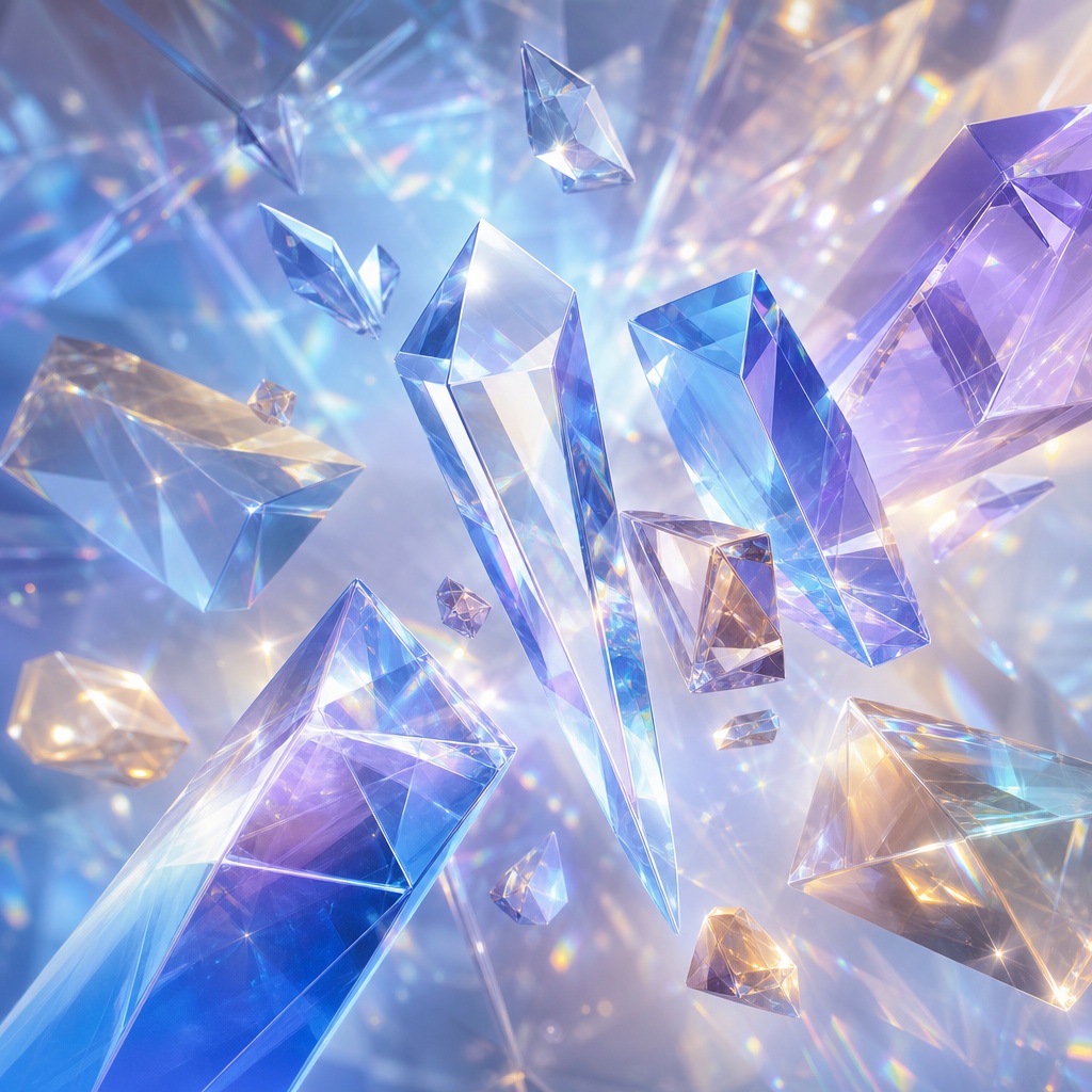 Preview for Abstract Crystal 3d Background