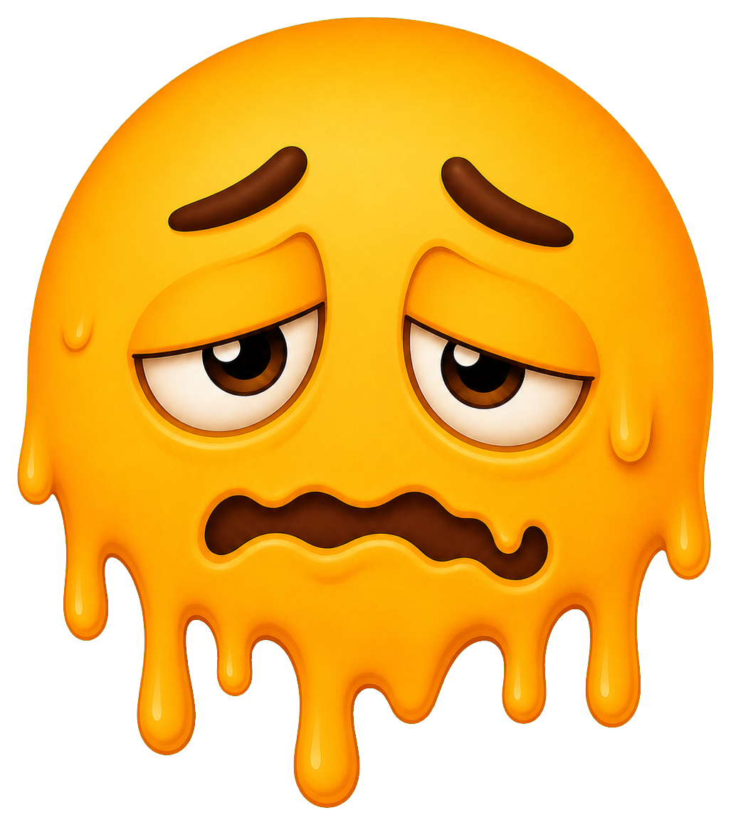 Preview for Melting Face Sticker For Memes And Reactions