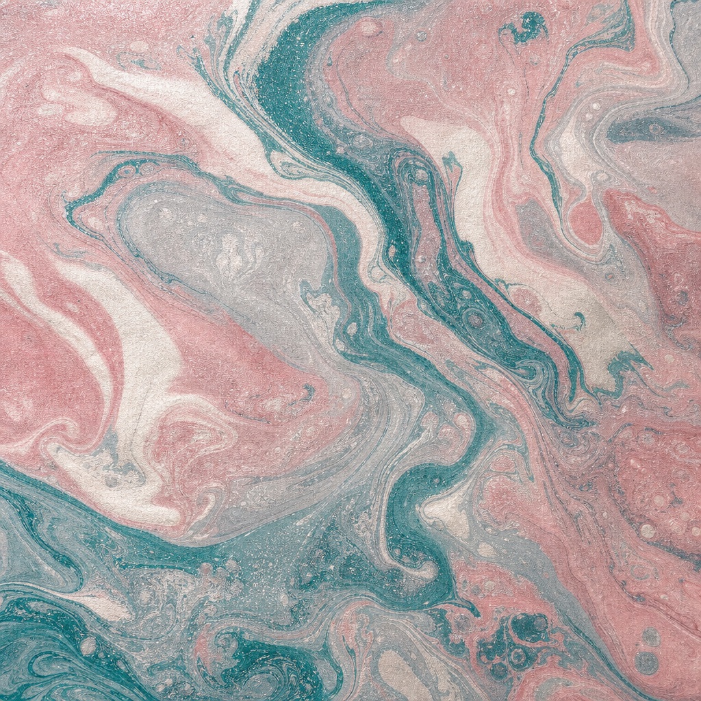 Preview for Rose Teal Marbled Paper Background