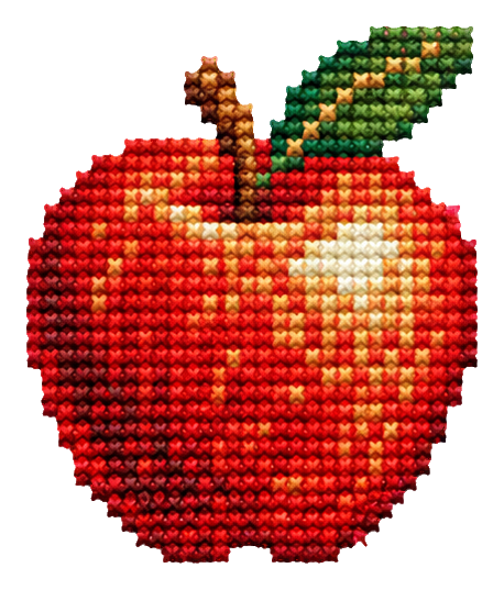 Preview for Cross Stitch Picnic Apple