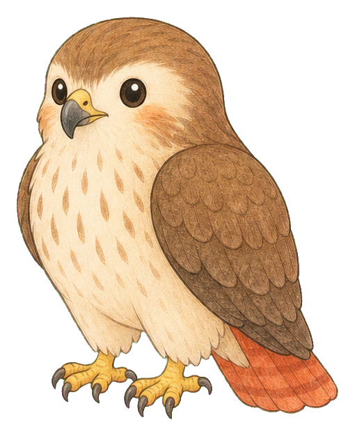 Preview for Red Tailed Hawk Sticker Graphic