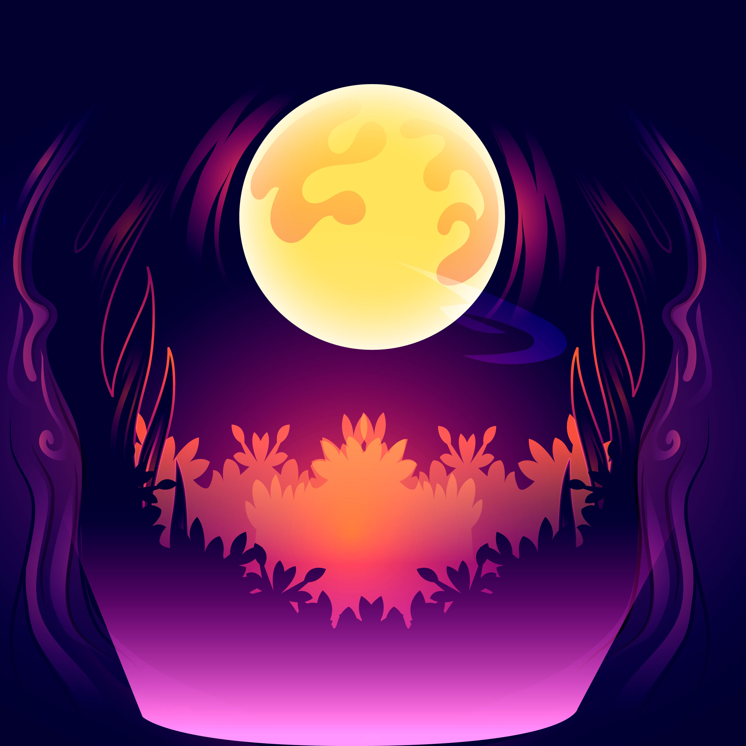 Preview for Moonlit-landscape-digital-art-halloween-background-eea77