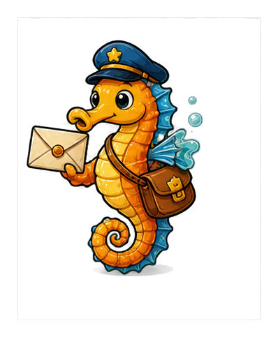 Preview for Seahorse Messenger Sticker