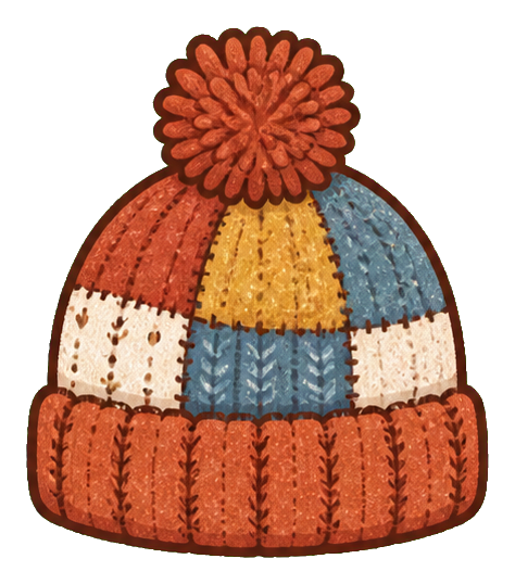 Preview for Patchwork Beanie Sticker