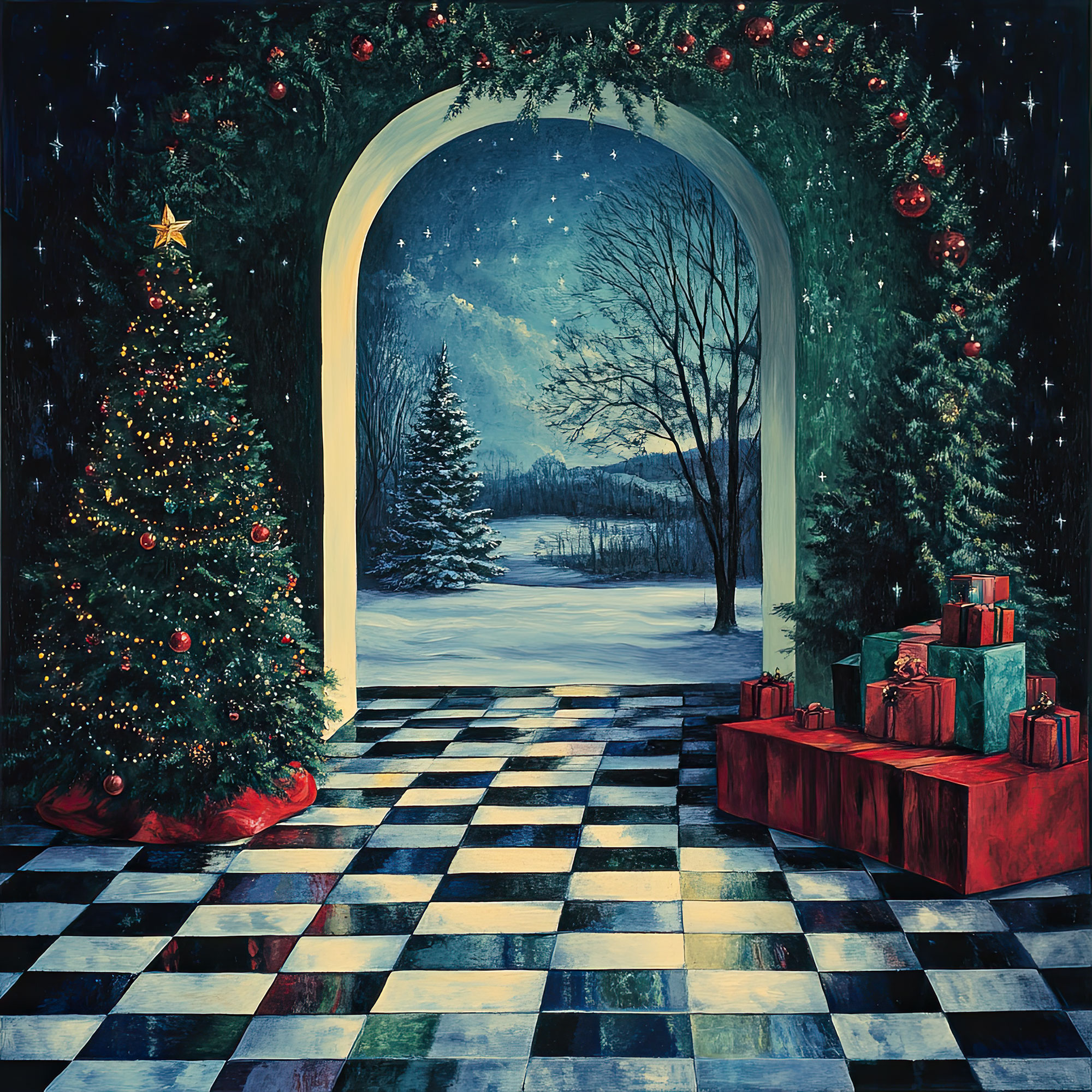 Preview for Christmas-winter-wonderland-scene-christmas-backdrop-background-2d126