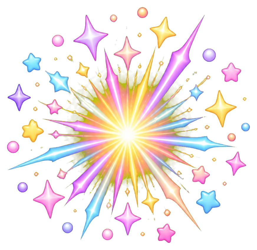 Preview for Mini Light Burst Sparkle Sticker