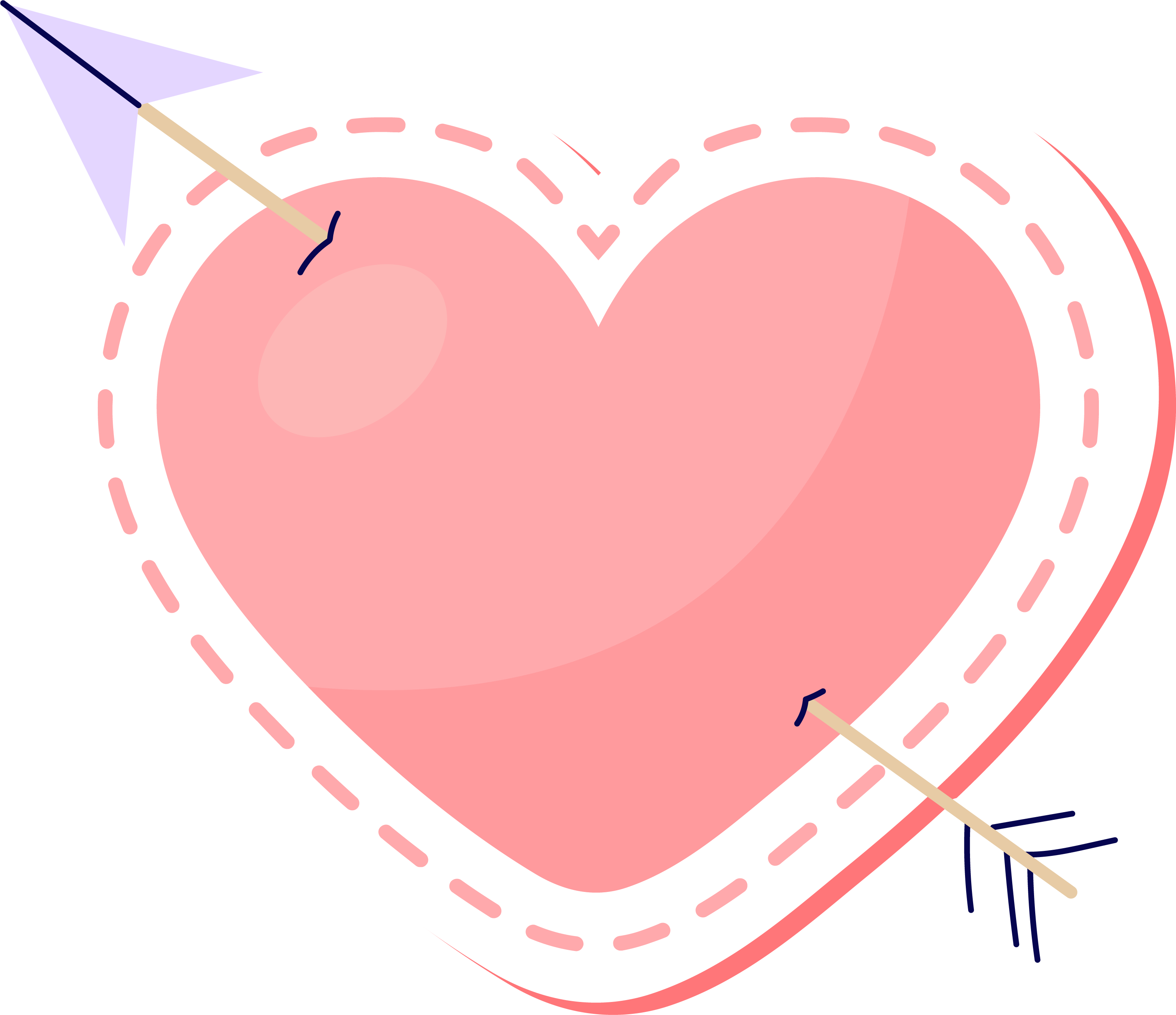 Preview for Heart-with-arrow-classic-hearts-sticker-0c687