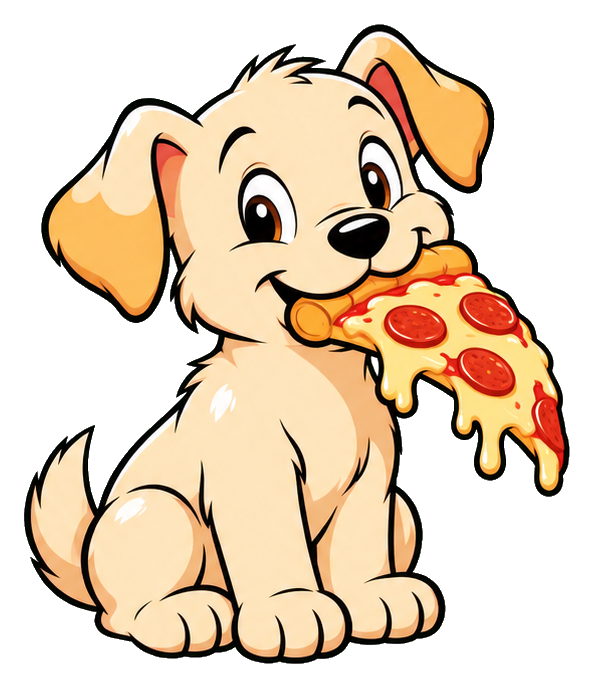 Preview for Puppy With Pizza Slice