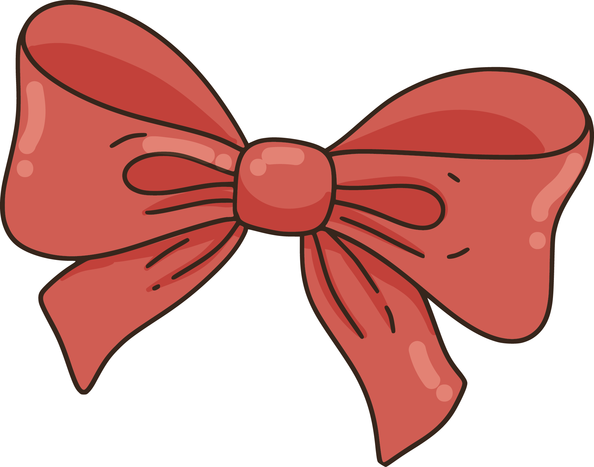 Preview for Red-ribbon-illustration-spring-sticker-4a448