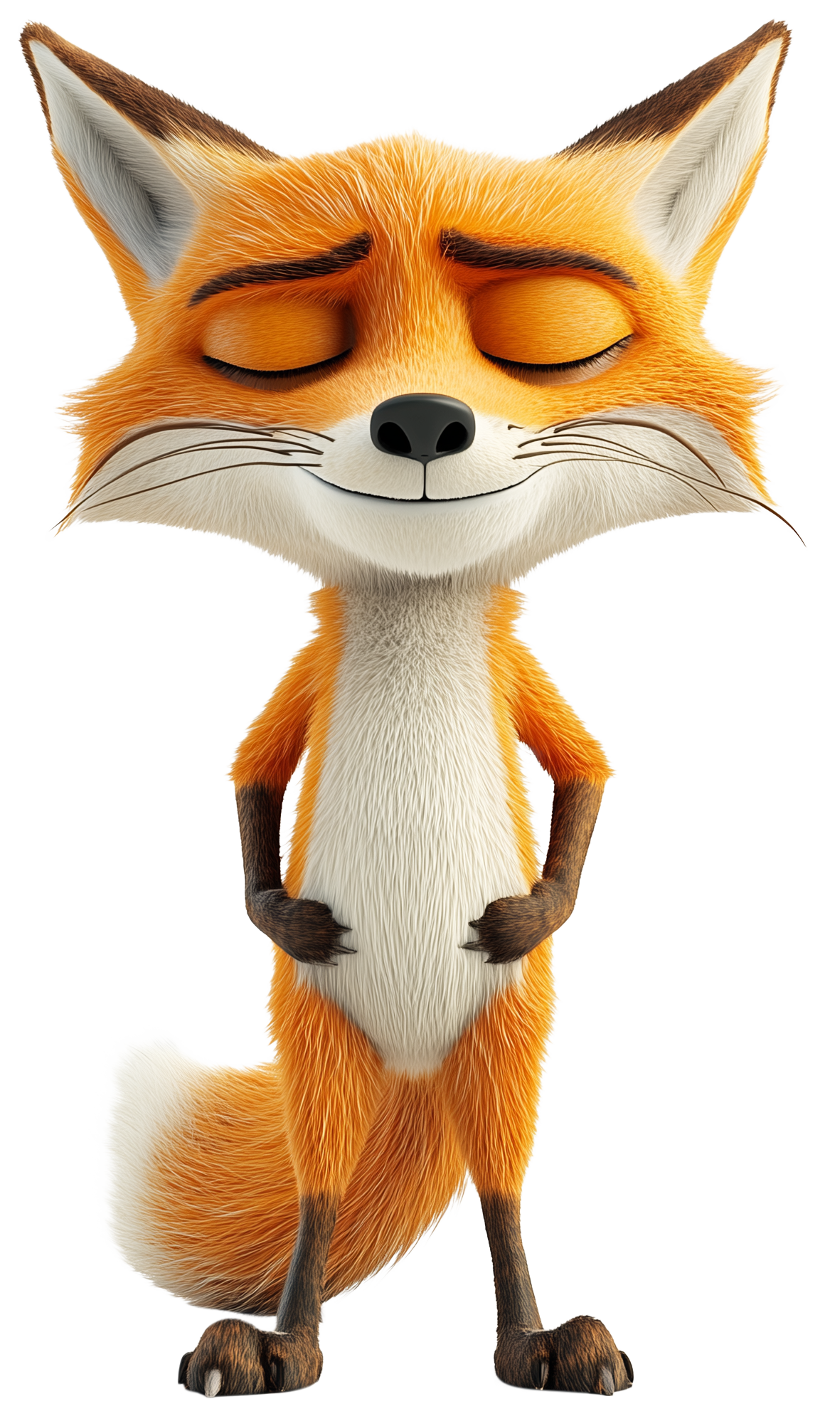 Preview for Cute Fox Emoji Sticker