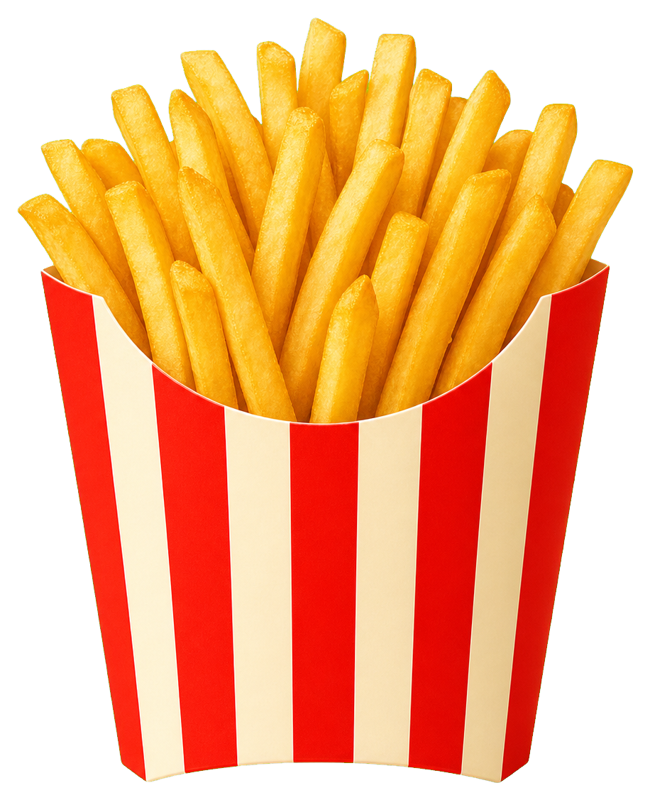 Preview for French Fries Sticker Graphic