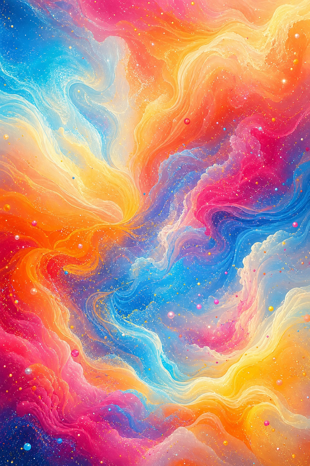Preview for Colorful Cosmic Nebula Background