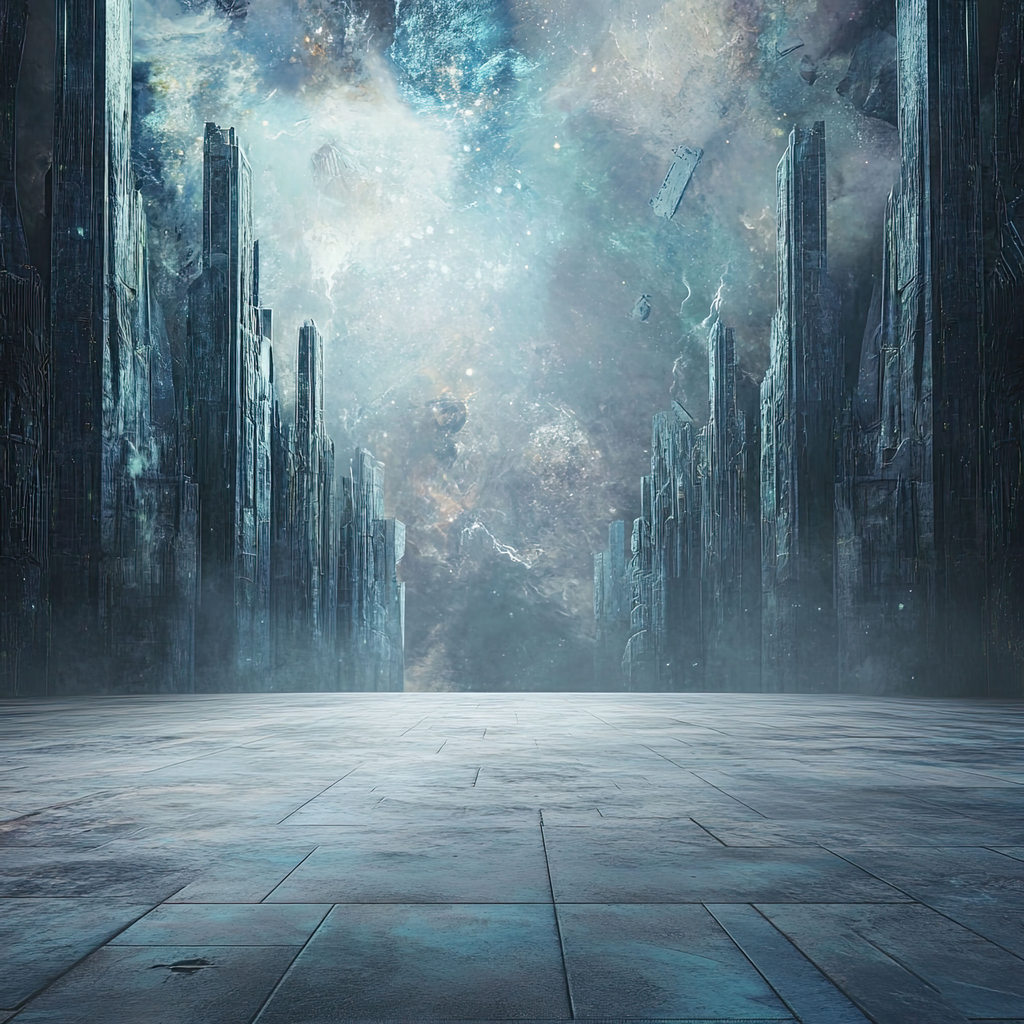 Preview for Mystical-cityscape-background-sci-fi-backdrop-b9108