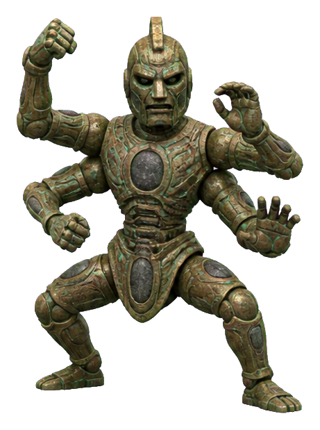 Preview for Bronze Four-arm Robot Action Sticker